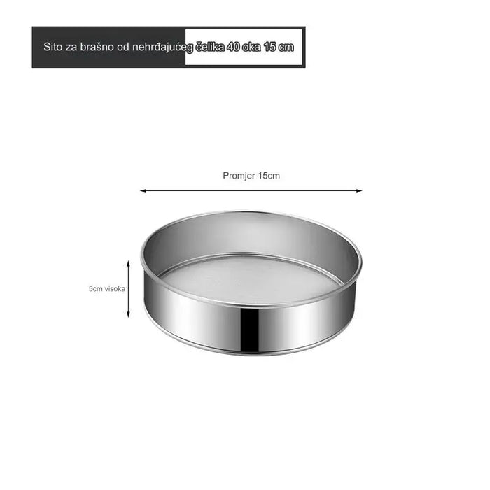 Stainless Steel Flour Sieve for Baking