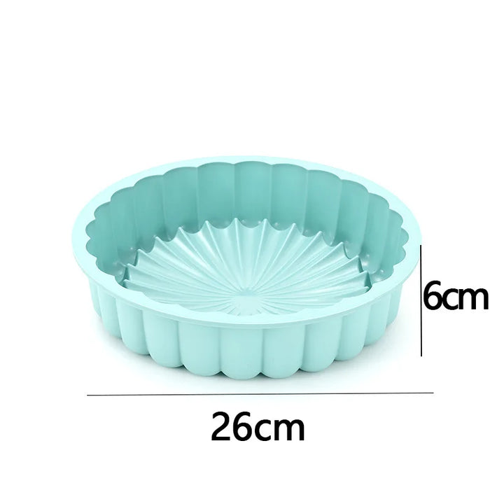 High temperature resistant silicone cake mold