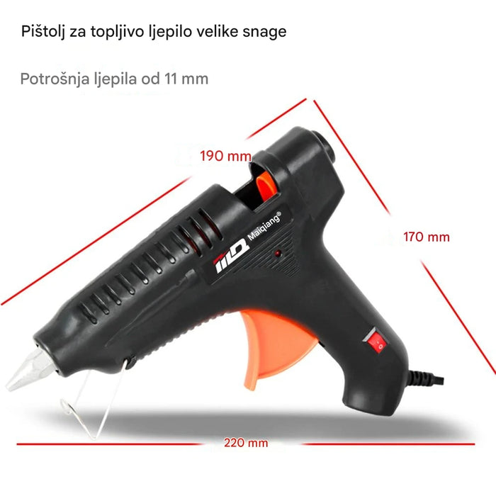 Professional hot melt adhesive guns for DIY crafts and home repairs