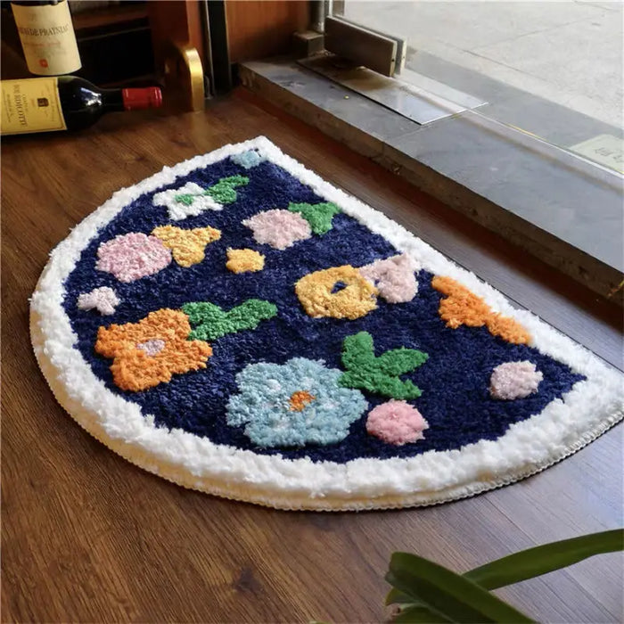 Edelweiss bathroom semi-circular non-slip bath mat