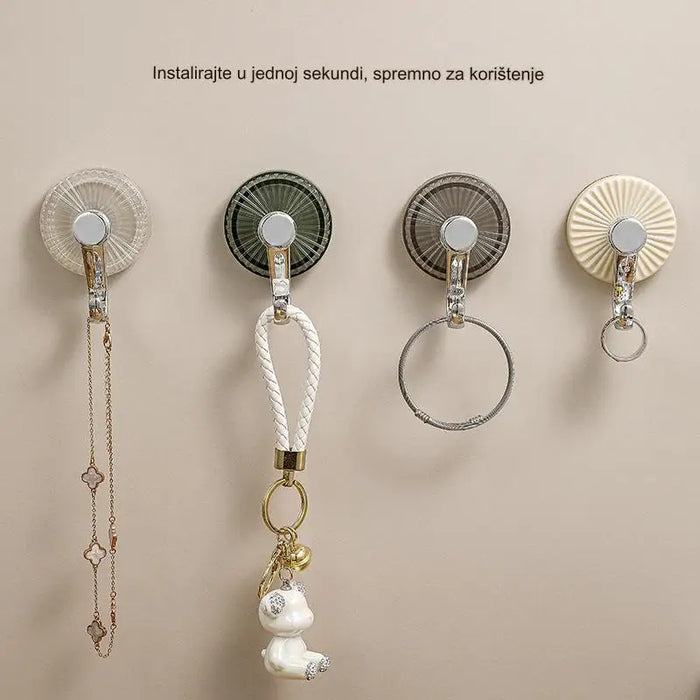 Powerful suction cup hook