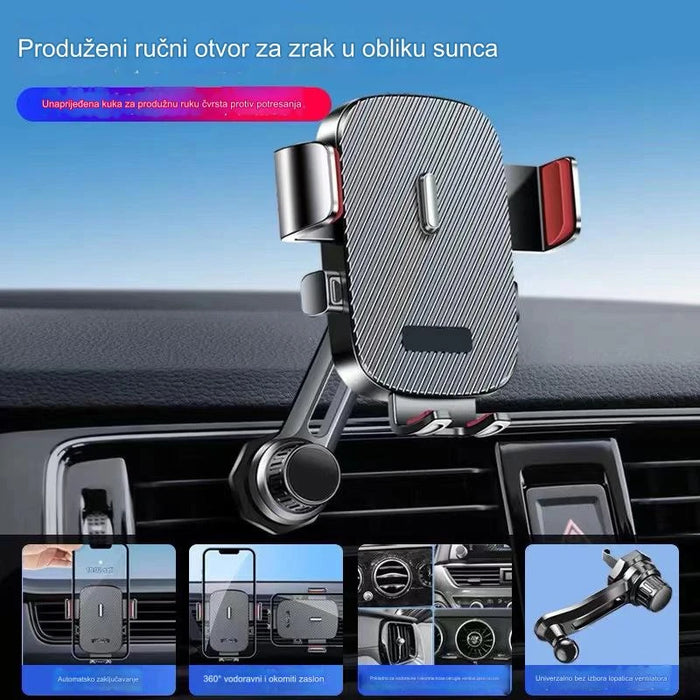 Upgrade Your Driving Experience with this Long Arm Rotatable Car Phone Mount