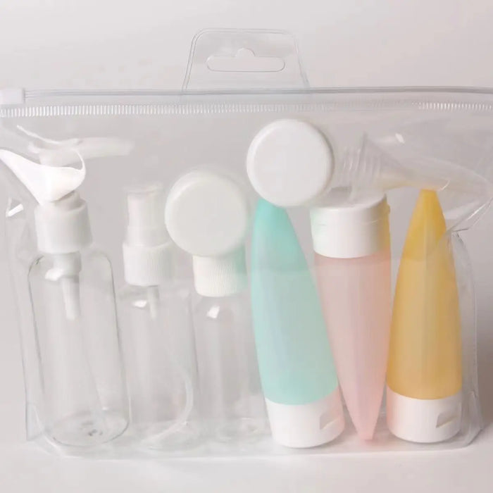 Refillable Bottles Set for Travel, Spray Bottles and Containers for Cosmetics, Skincare, Haircare and Toiletries