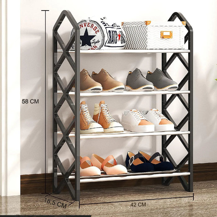 Shang Shoe Rack Steel Pipe Material Apartment Dormitory Assembly Shoe Rack