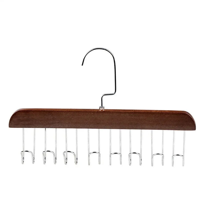 Stylish solid wood hangers for underwear, belts, vests, scarves and socks