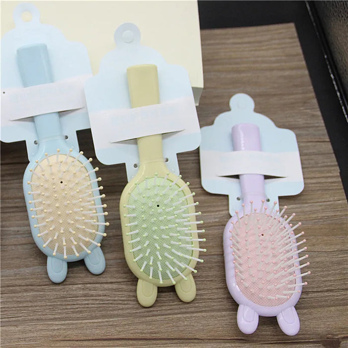 Half round head air cushion massage comb