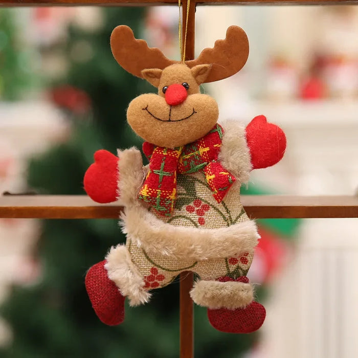 Christmas Ornament Set - Plush Toy Hanging Ornament