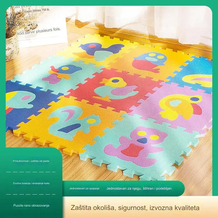 Mingde foam splicing floor mat children's puzzle puzzle floor mat baby bedroom floor splicing non-slip crawling mat