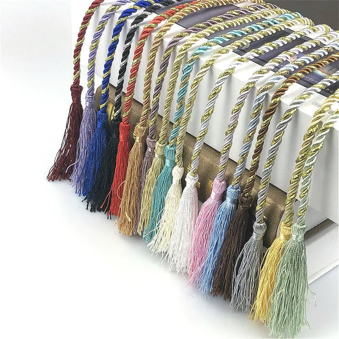 Tassel curtain straps