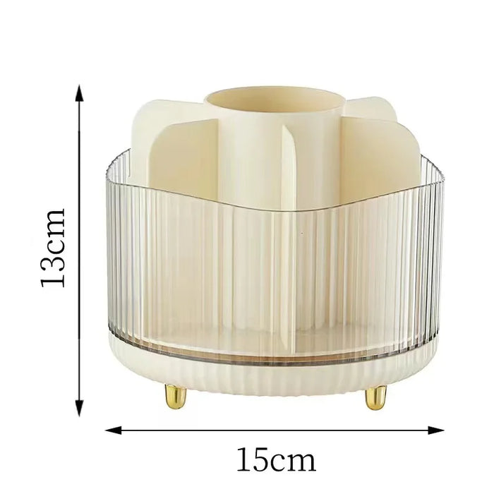 360 ° rotating makeup brush holder storage box for storing eyeshadow brushes and eyebrow pens