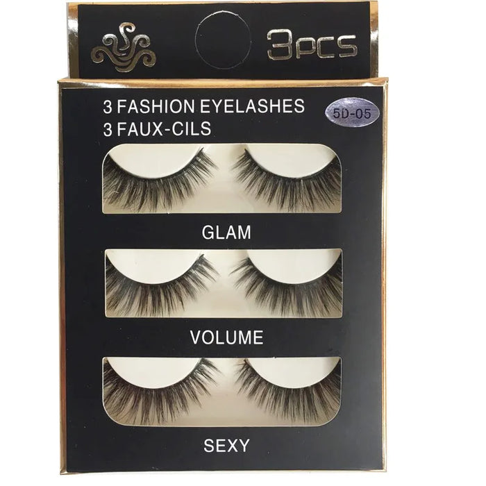 Natural Thick Black Stem Soft and Comfortable Eye-End Lengthening False Eyelashes