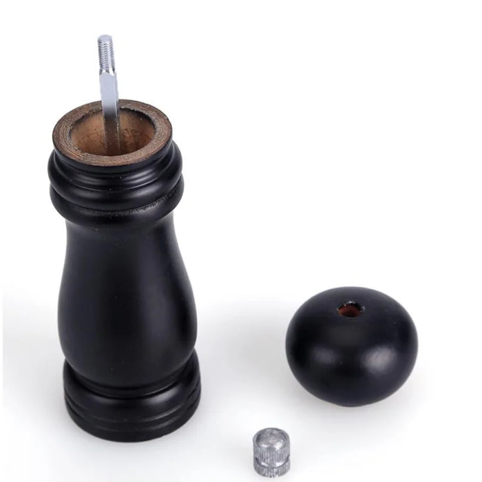 Quality wooden hand pepper grinder and salt shaker