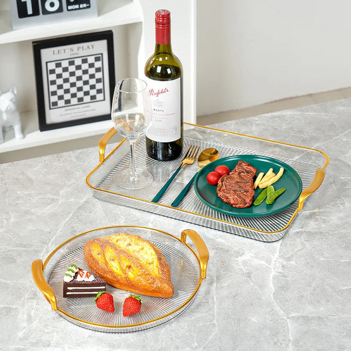 Plastic fruit tray household living room desktop snack tray