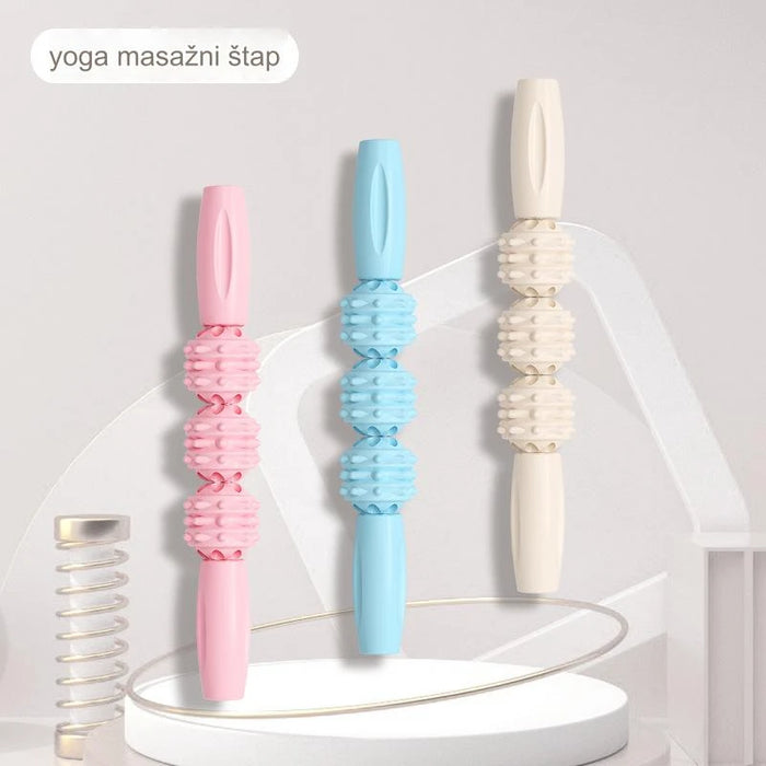 Release and roll massage sticks for calf and thigh stretching and weight loss