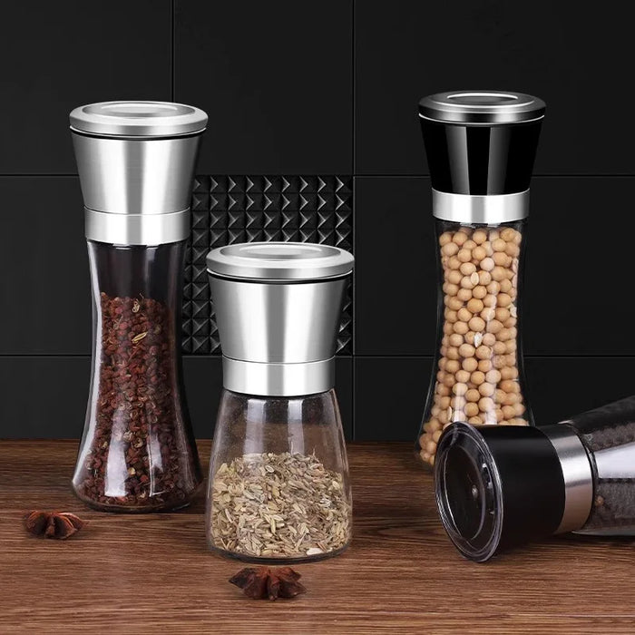 Kitchen seasoning ground with stainless steel pepper