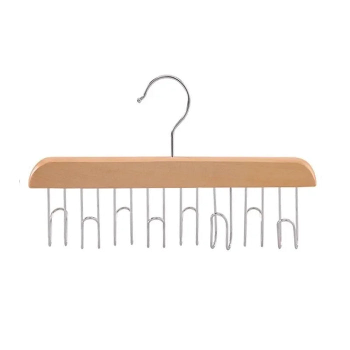 Stylish solid wood hangers for underwear, belts, vests, scarves and socks