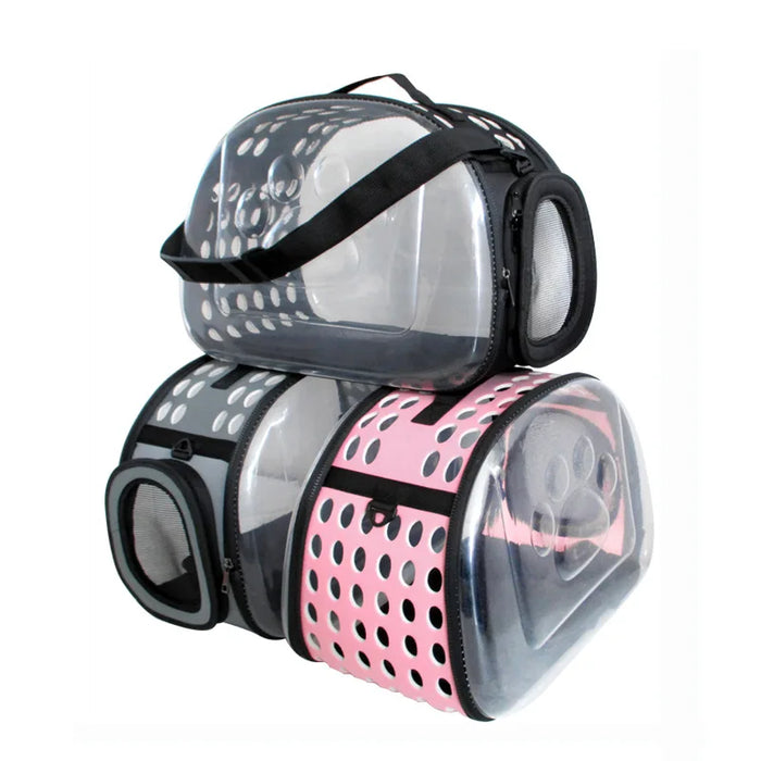 Breathable portable cat and dog pet bag