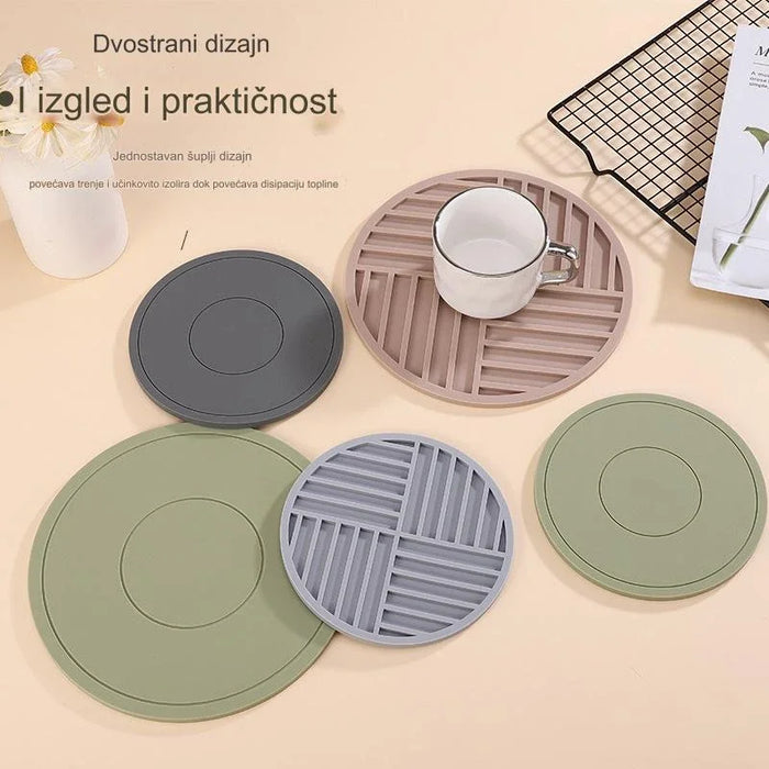 Multi-Purpose Silicone Mat for Hot Pots, Cups and Tableware