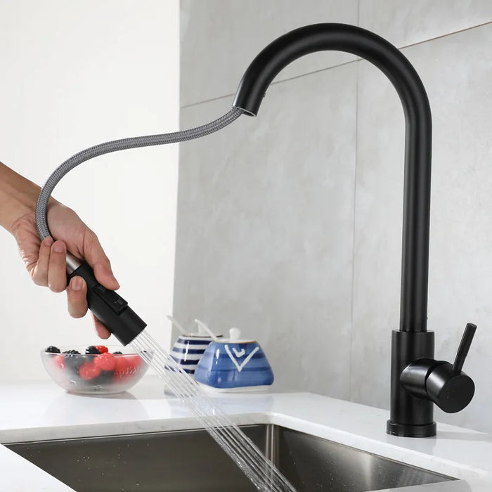 Kitchen Faucet, Hot and Cold Rotatable