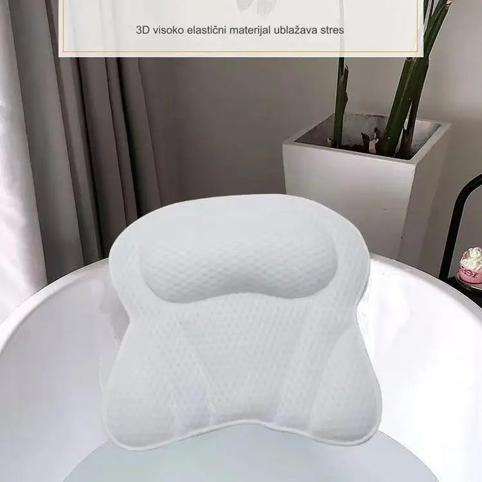 Machine Washable 3D Mesh Bath Pillow