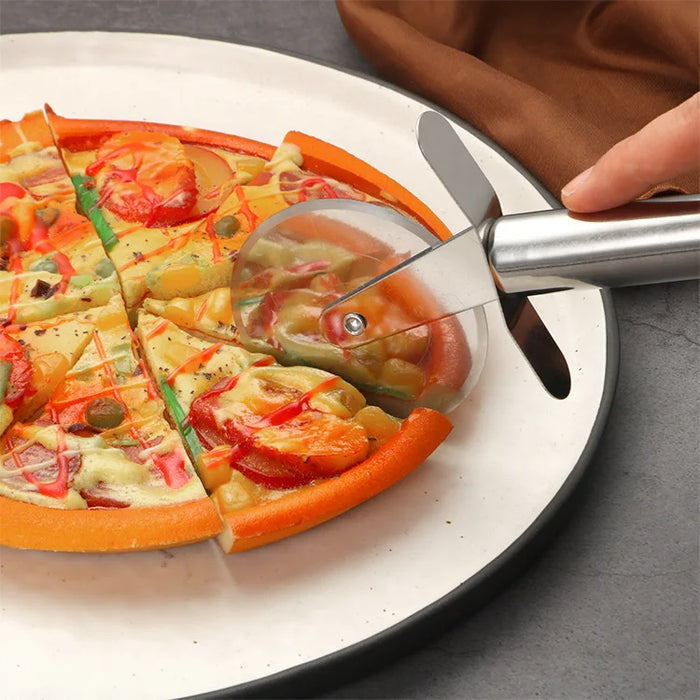 Stainless steel kitchen utensils pizza cutters multi-functional creativity