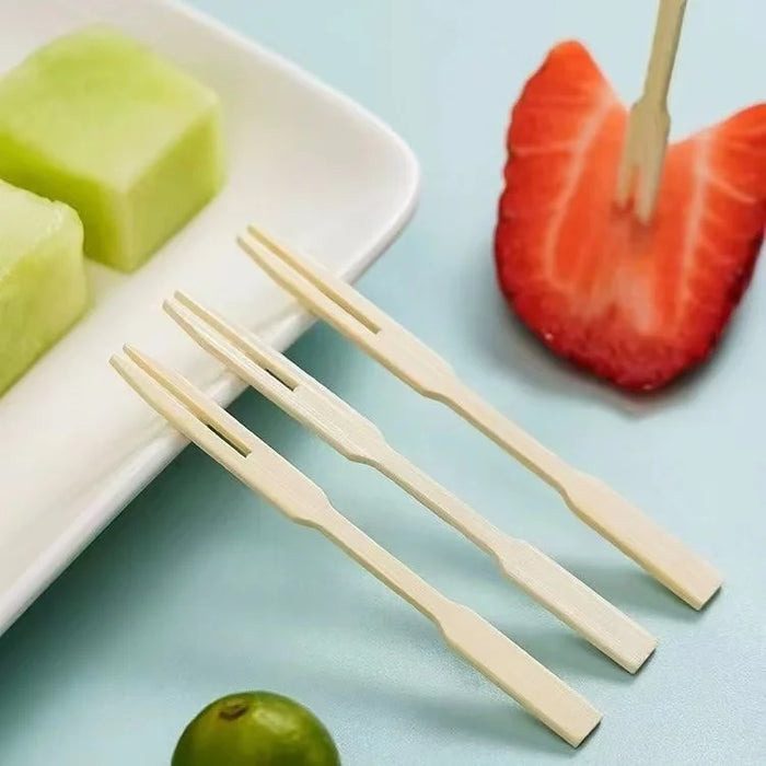 Disposable dessert cake fruit fork