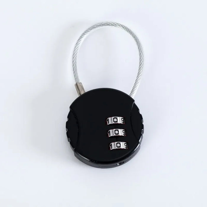 Cartoon wire locks with spherical codes for suitcases and bicycles