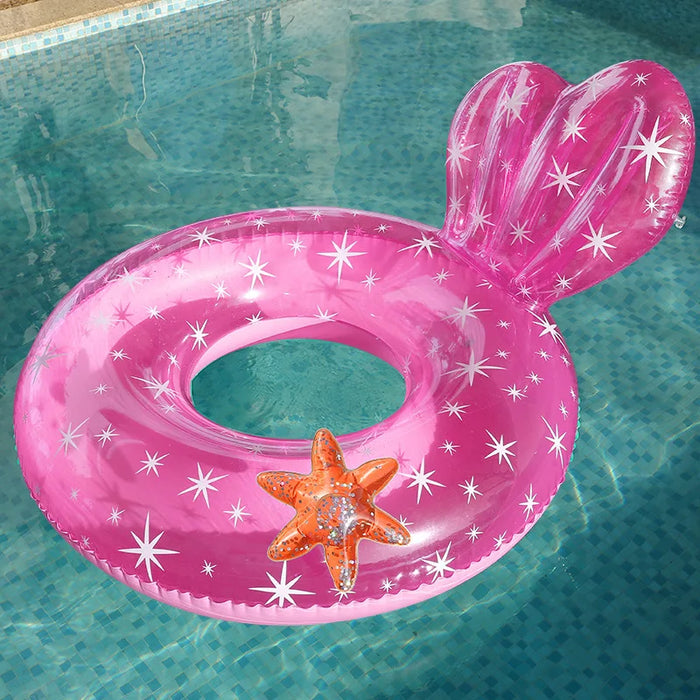 Adult thickened mermaid swimming ring