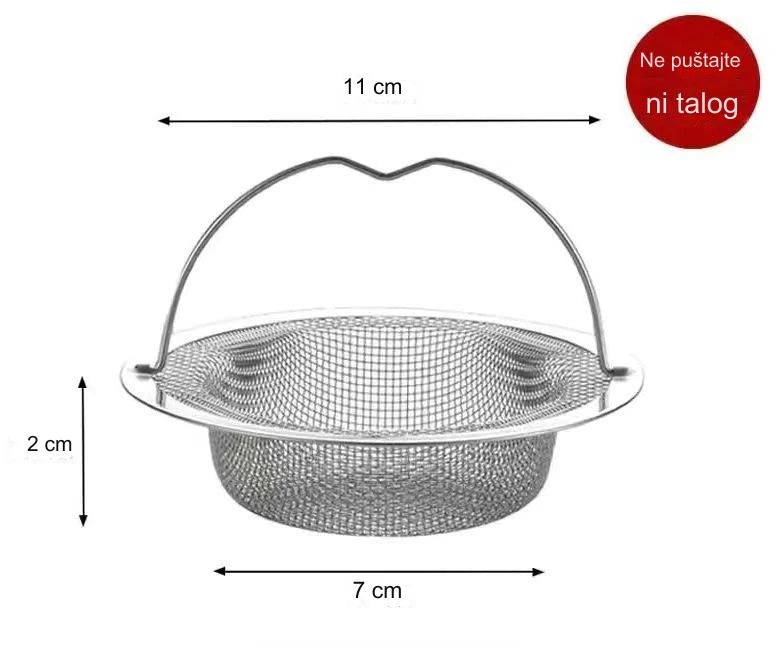 Efficient Stainless Steel Sink Drain Strainer, Prevent Blockages and Keep Your Kitchen Sink Clog-Free