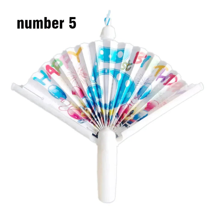 Create the perfect birthday cake atmosphere with our cake decorating candle fan