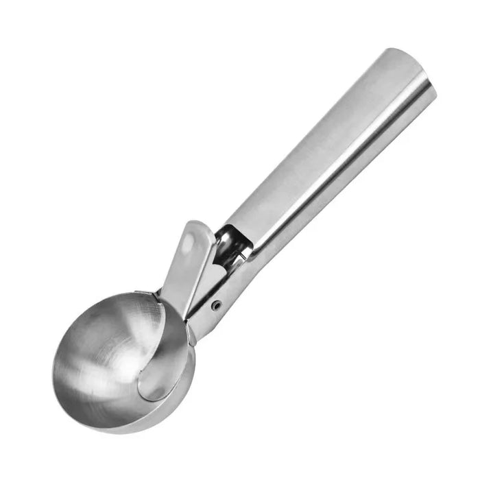 Stainless steel dual-purpose ice cream scoop