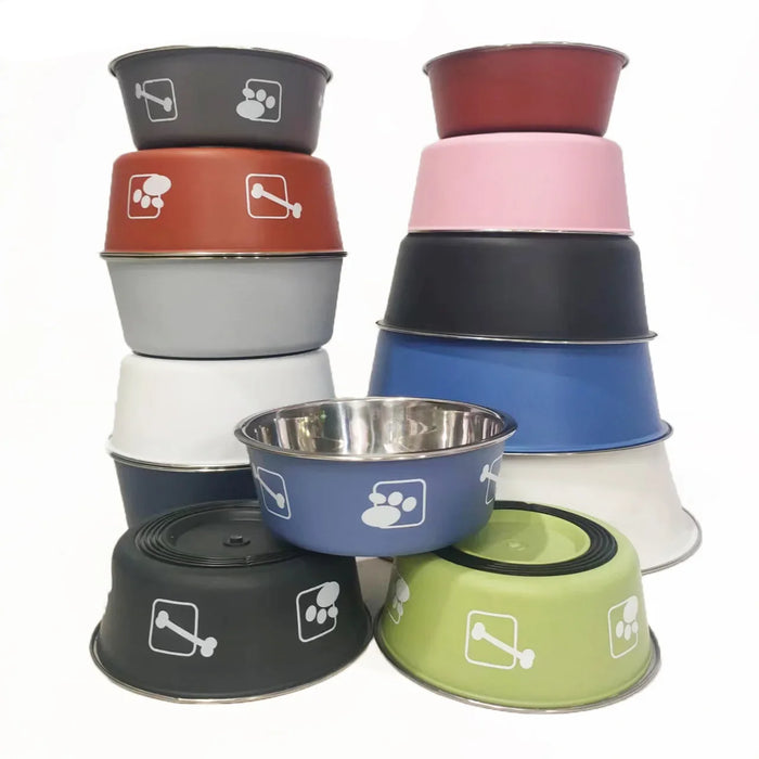 Double Pet Feeding Bowl