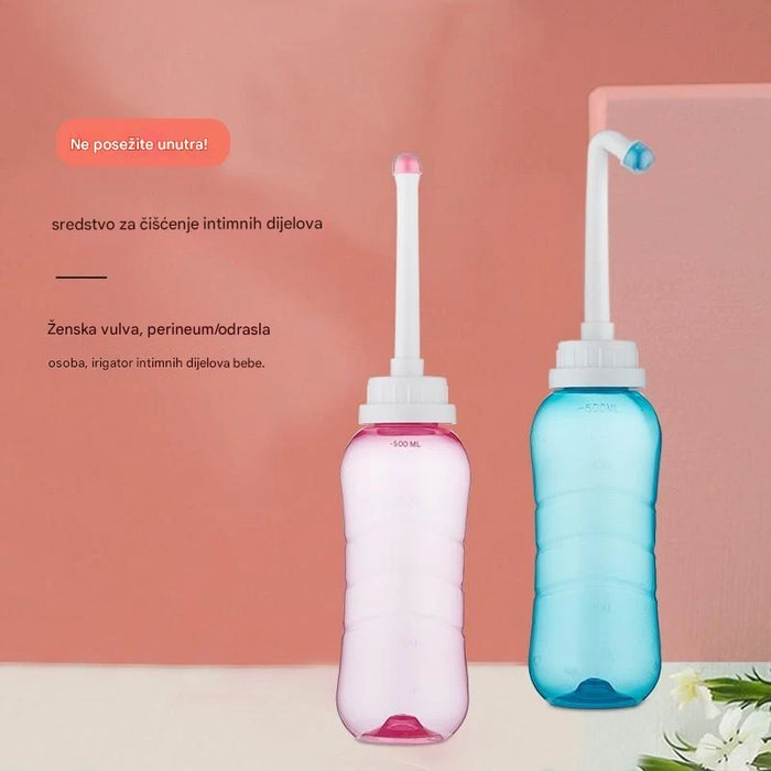 Portable female bidet, convenient and hygienic travel cleaner