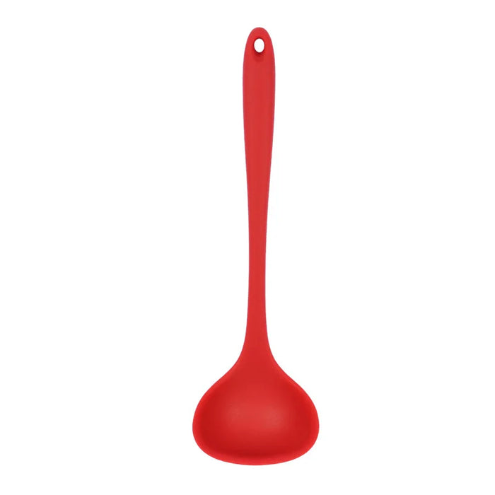 Creative large silicone spoon, heat-resistant non-stick pan