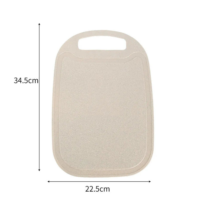 Household Vegetable Cutting Board Double-sided PP Plastic Children's Food Cutting Board Creative Kitchen Tool