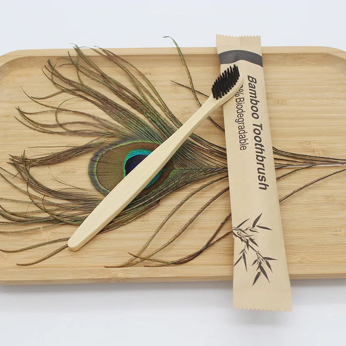 Paper Bag Bamboo Toothbrush