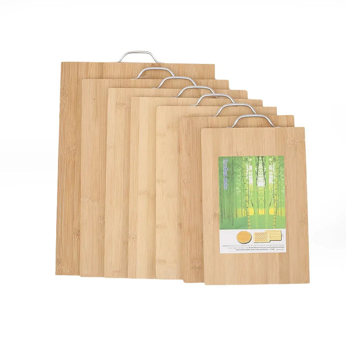 Durable and environmentally friendly bamboo cutting board set