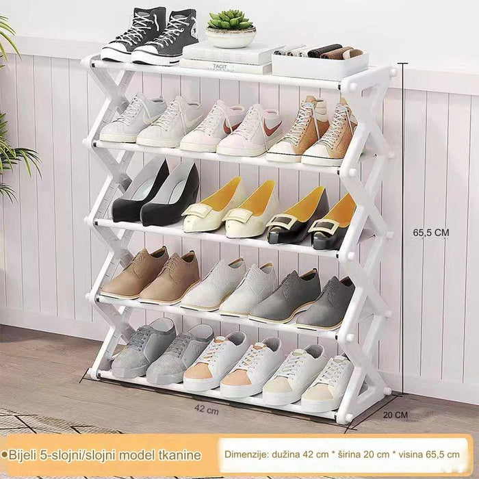 Easy-to-assemble multifunctional shoe cabinet