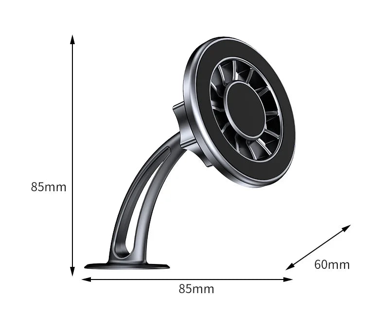 Adjustable Universal Car Mount with Magnet for Dashboard and Air Vent