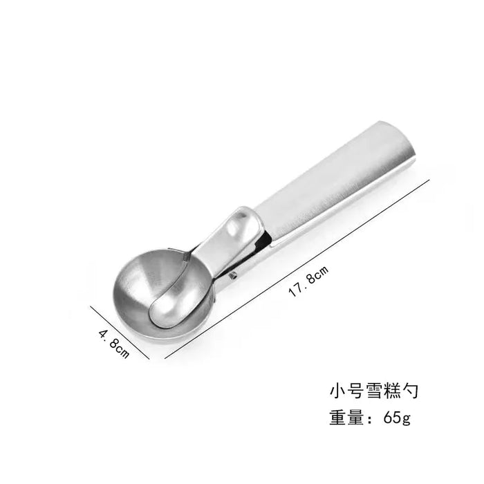 Stainless steel dual-purpose ice cream scoop