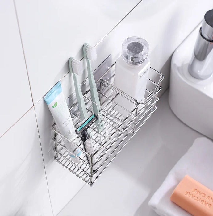 Innovative wall-mounted toothbrush holder