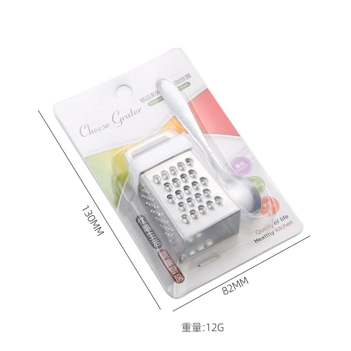 Stainless Steel Cheese Grater with 4 Sides Mini Slicer and Chocolate Shaver Wholesale