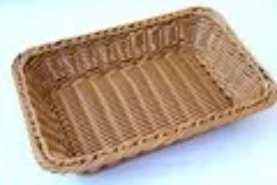 Handmade Rectangular Figurine Basket for Food, Fruits, and Snacks