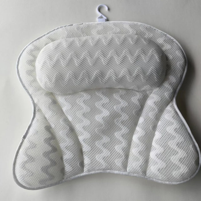 Machine Washable 3D Mesh Bath Pillow