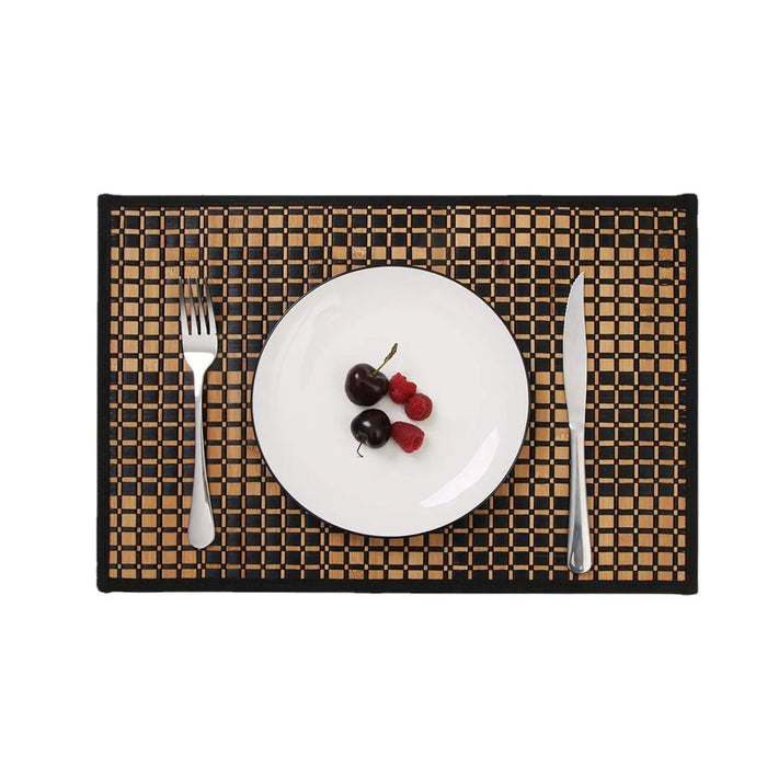 Elegant bamboo mats and mats for stylish dining