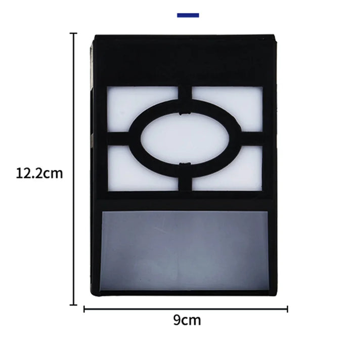 Outdoor garden courtyard automatic solar wall lamp