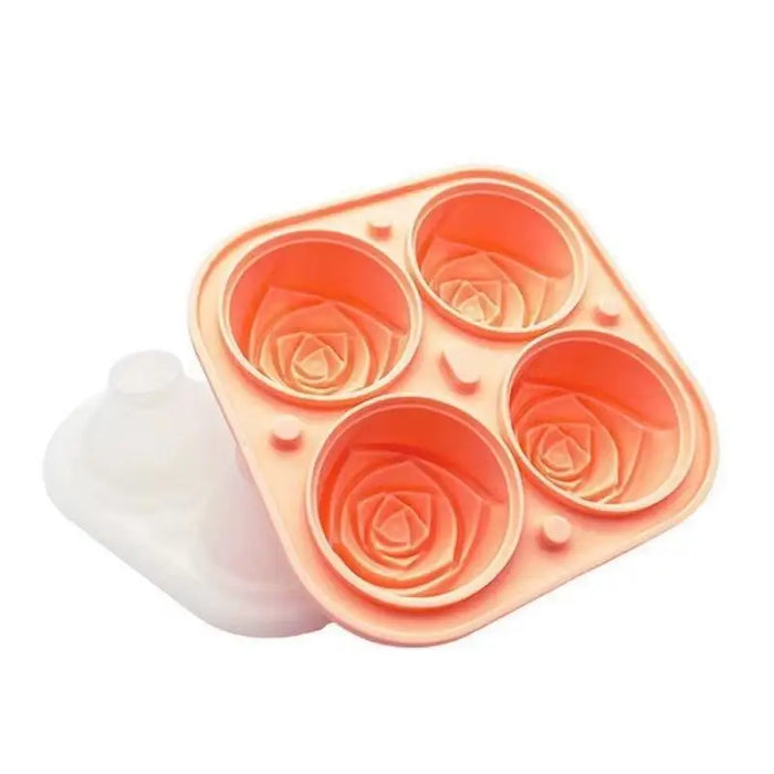 Rose ice grid mold (large)