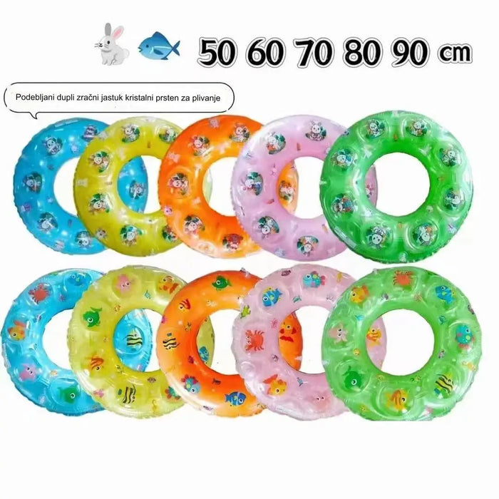 Bubble Swim Ring for Kids, Thickened and Safe