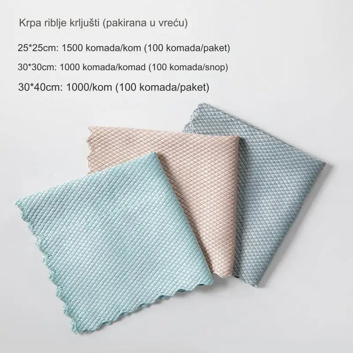 Double-sided absorbent rag