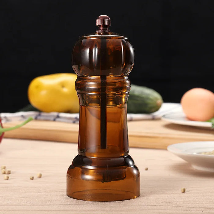 Acrylic pepper grinder